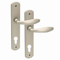 Ручки на планке TUPAI Sofia 1911-85 никель матовый